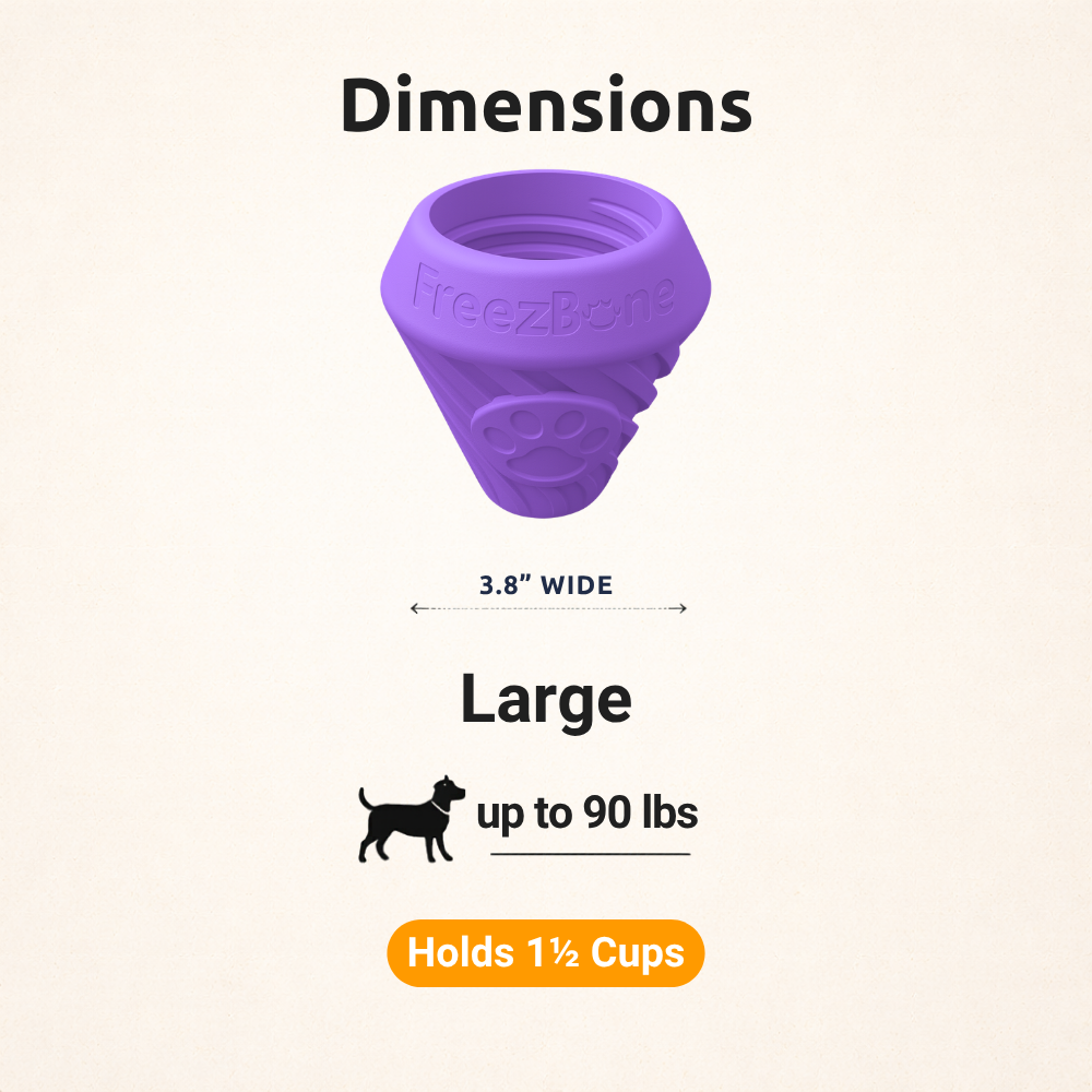 FreezCone – The Ice-Cream–Shaped Enrichment Dogs Can’t Put Down