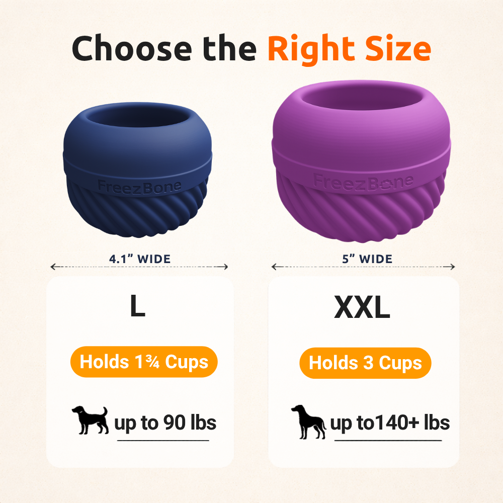 FreezJumbo™ – Our Biggest & Toughest Enrichment Toy Ever