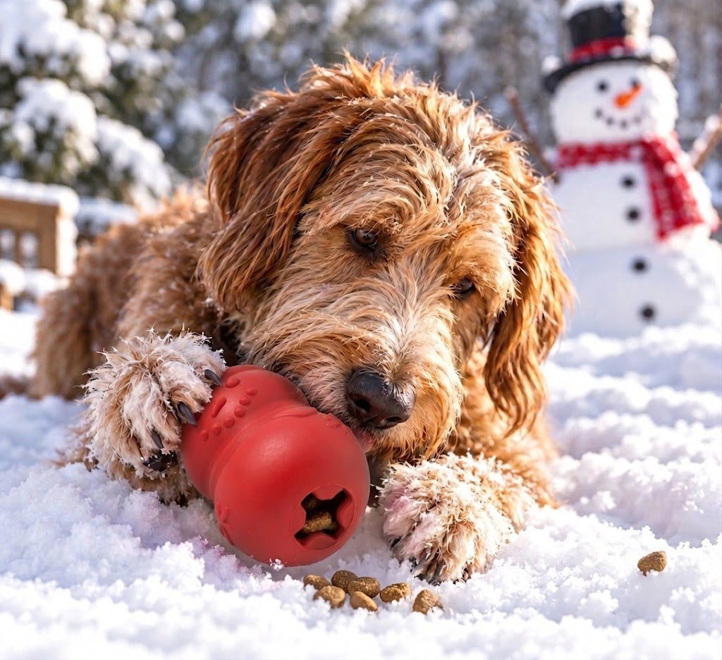 Snowman Dog Toy - Durable Winter Chew Toy for Large Dogs | USA Made by SodaPup/True Dogs, LLC