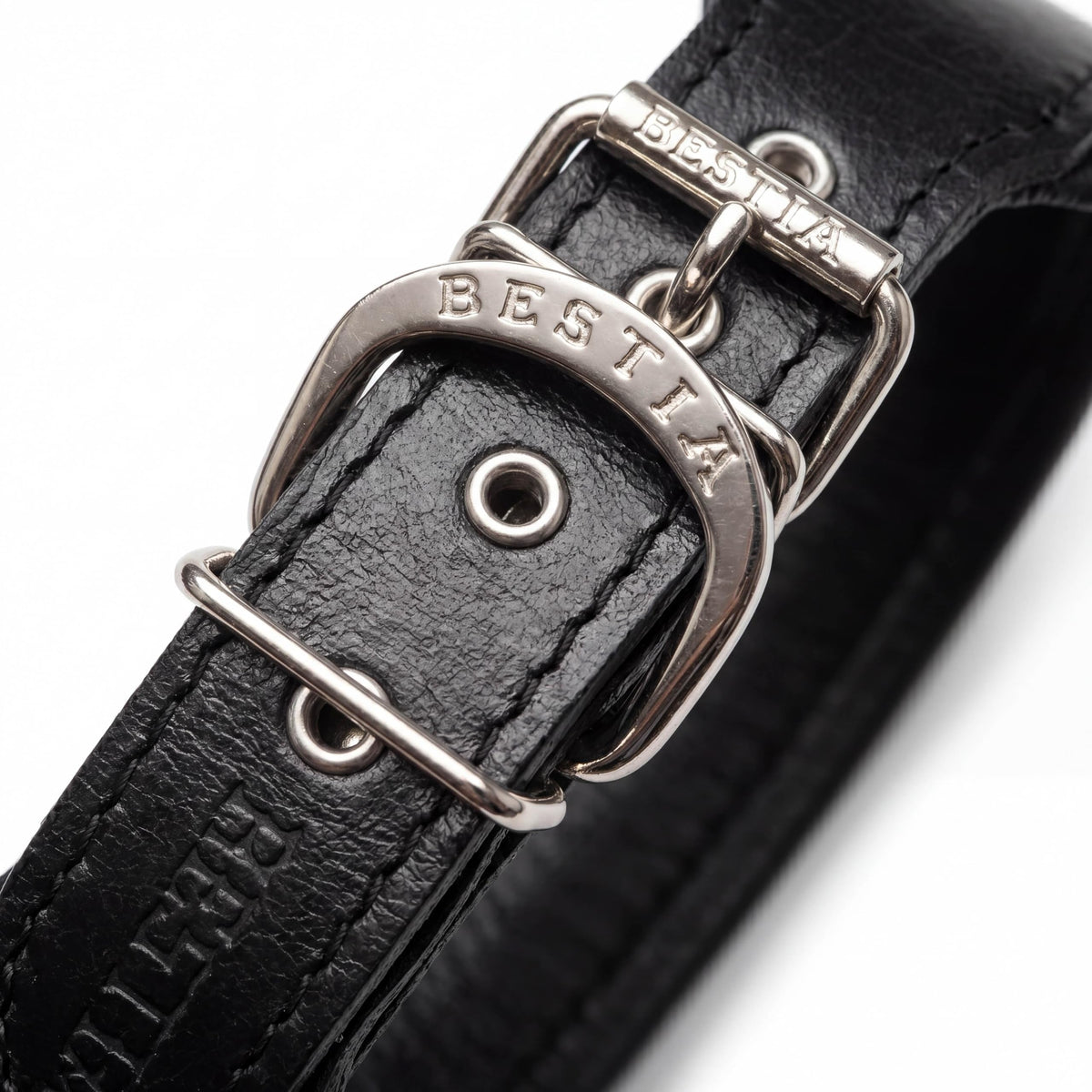 Bestia Stylish 2" Leather Dog Collar