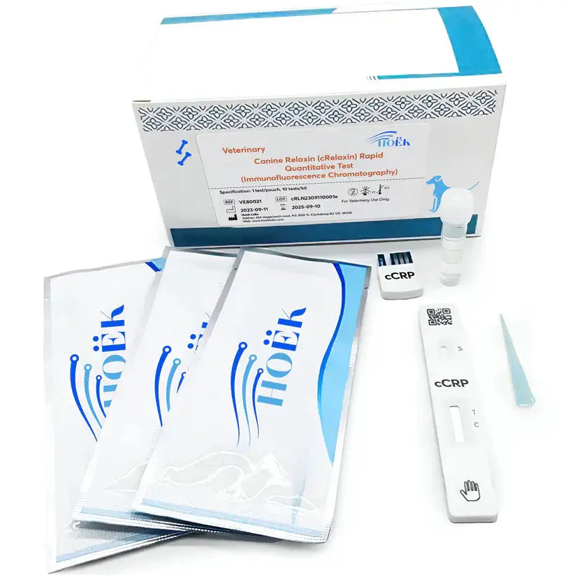 Canine Pregnancy Relaxin (cRelaxin) Rapid Quantitative Testing kits (Immunofluorescence Chromatography=10 kits) Horizon Animal Care