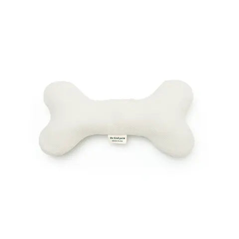 Plush Hemp Dog Toy Bone for Gentle Chewers | Boba & Vespa