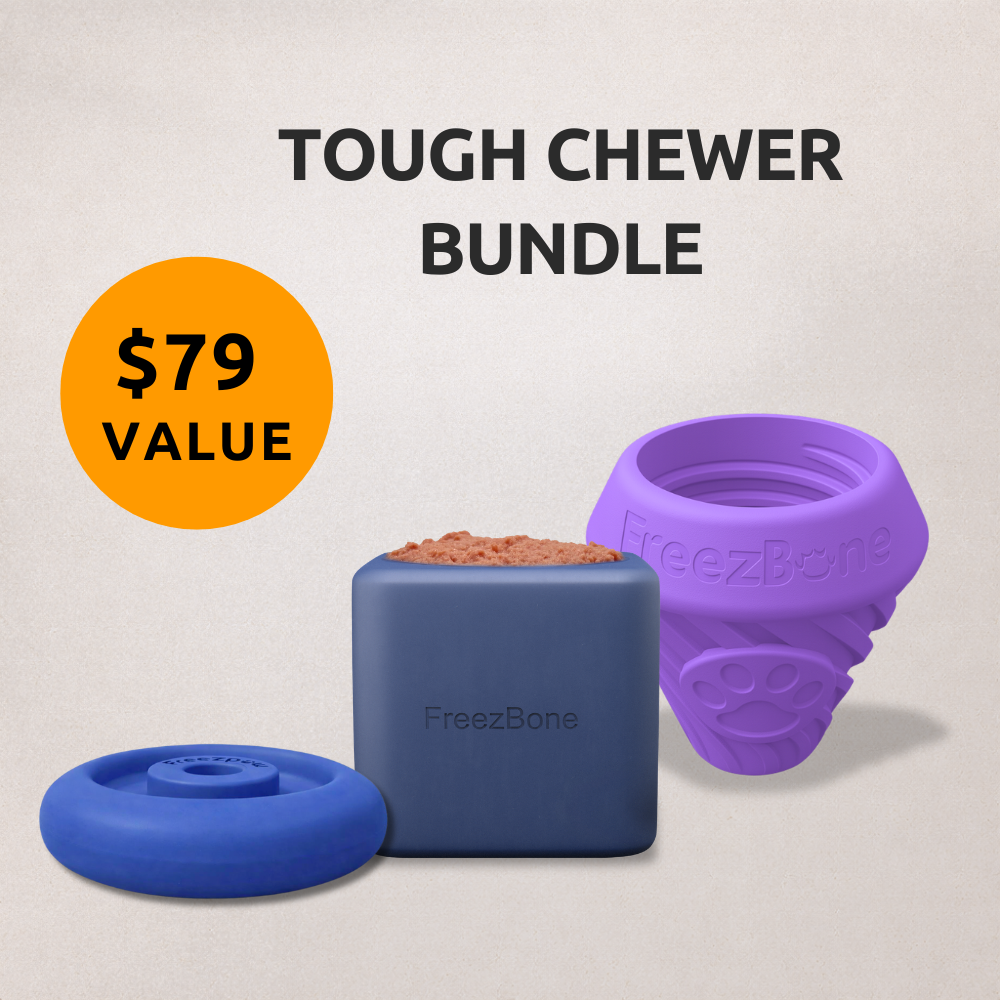 Tough Chewer Bundle - Extra-thick natural rubber for power chewers