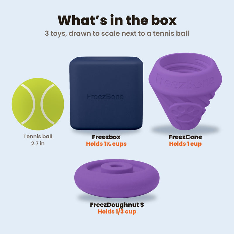 Tough Chewer Bundle - Extra-thick natural rubber for power chewers