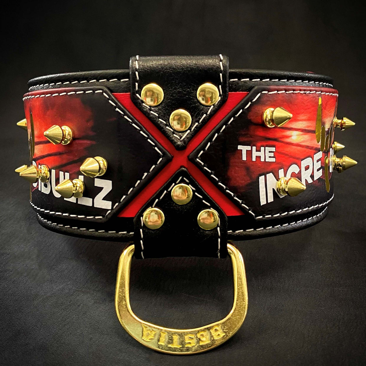 Bestia Royalty Leather Dog Collar