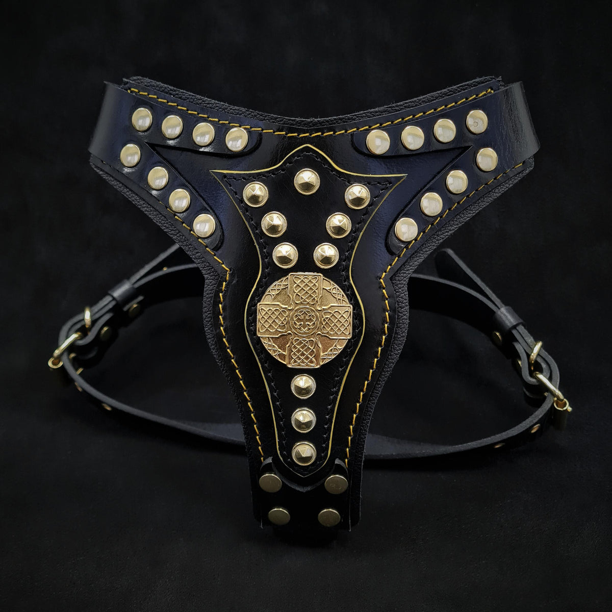Bestia Maximus V2 Leather Dog Harness – Medium Dogs