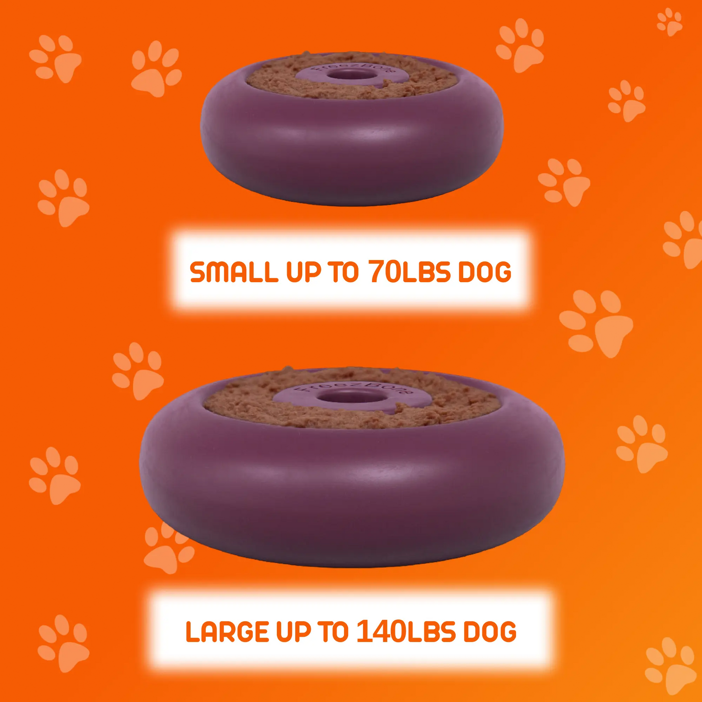 Freez Doughnut - Super Durable Treat Toy Freezbone
