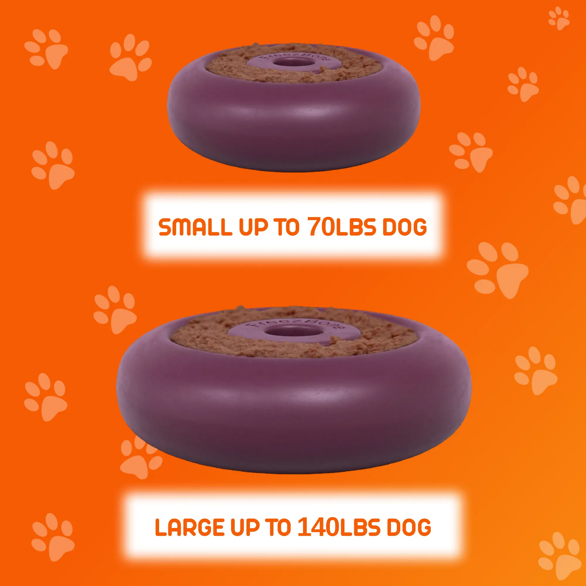 Freez Doughnut - Super Durable Treat Toy Freezbone