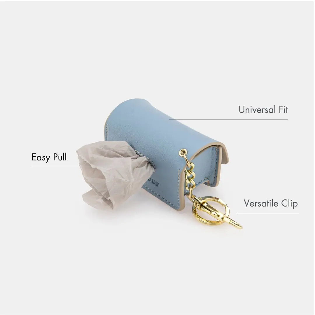 Waste Bag Holder - Vegan Leather - Bag Dispenser Nina Woof