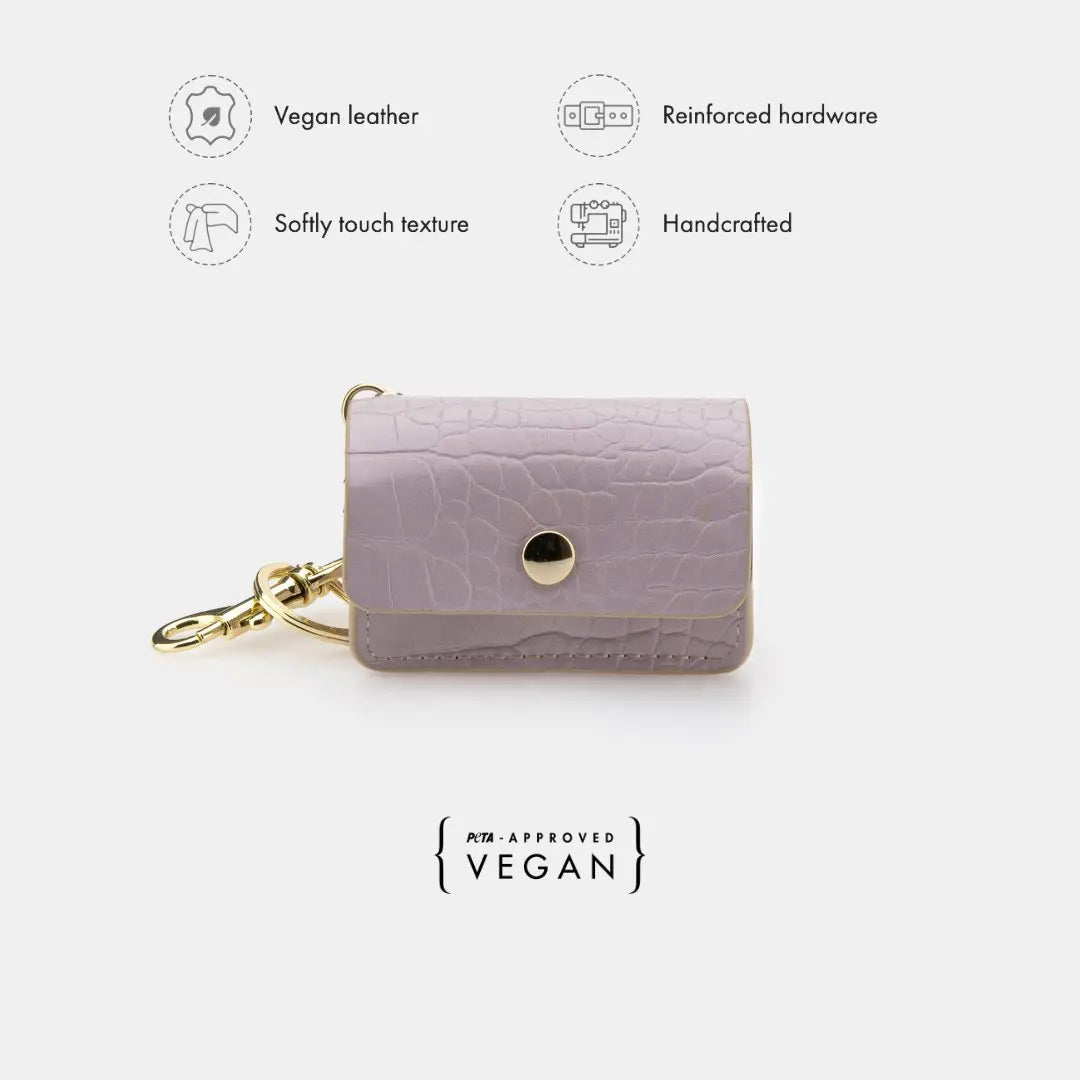 Waste Bag Holder - Vegan Leather - Bag Dispenser Nina Woof