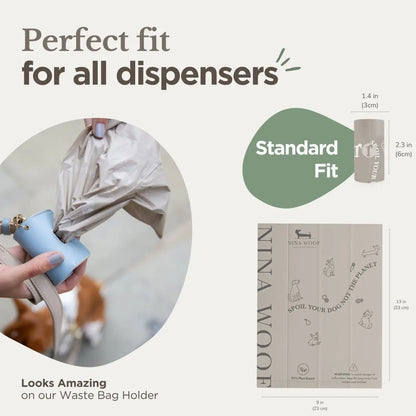 Waste Bags - Biodegradable and Compostable Nina Woof