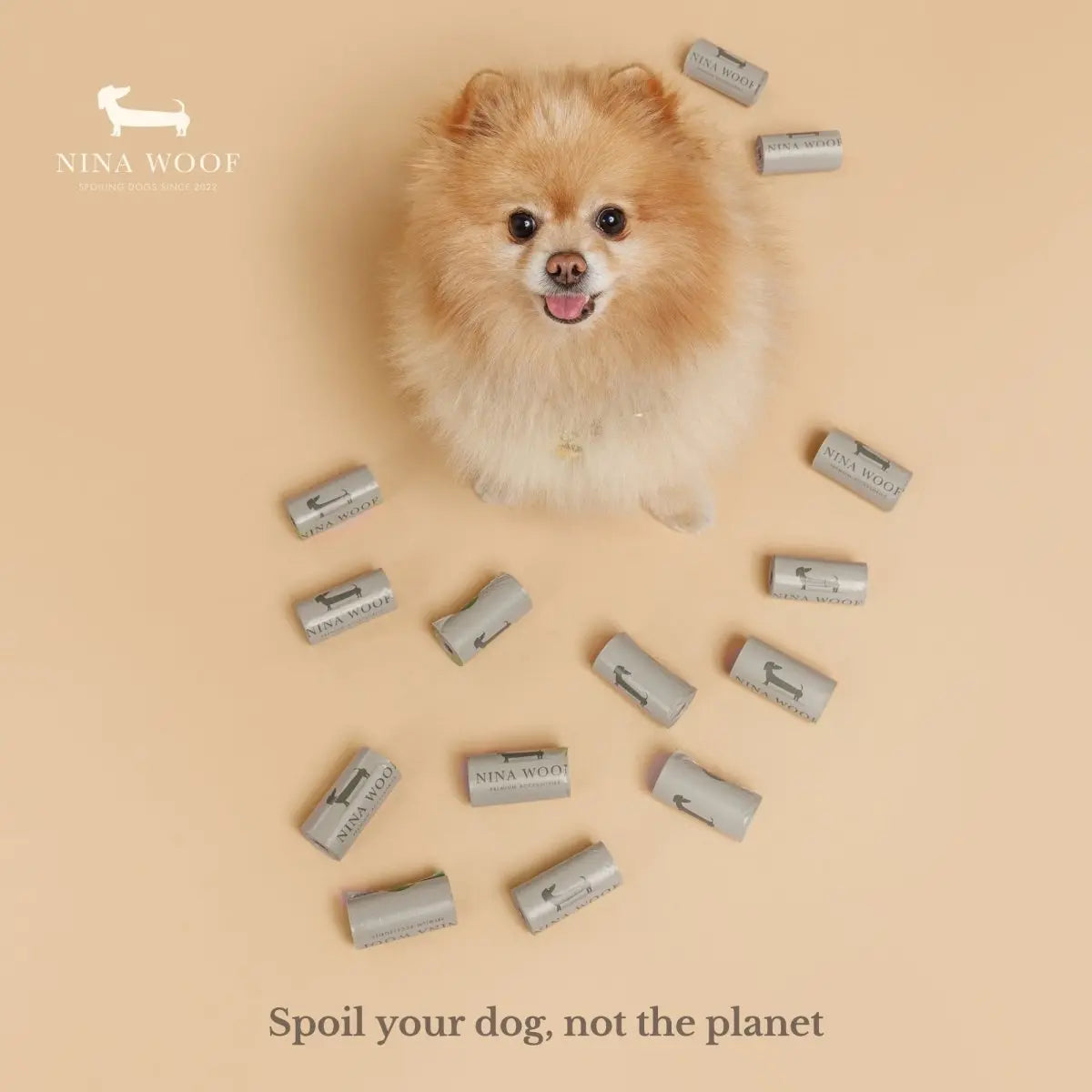 Waste Bags - Biodegradable and Compostable Nina Woof