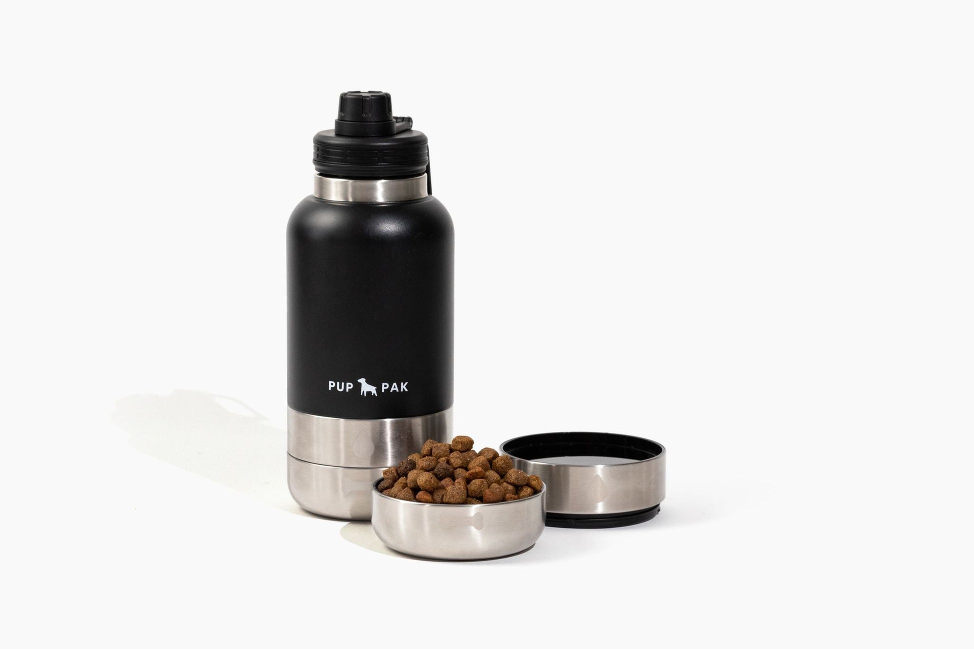 Pup Pak Dog Water Bottle with Detachable Bowls Pup Pak