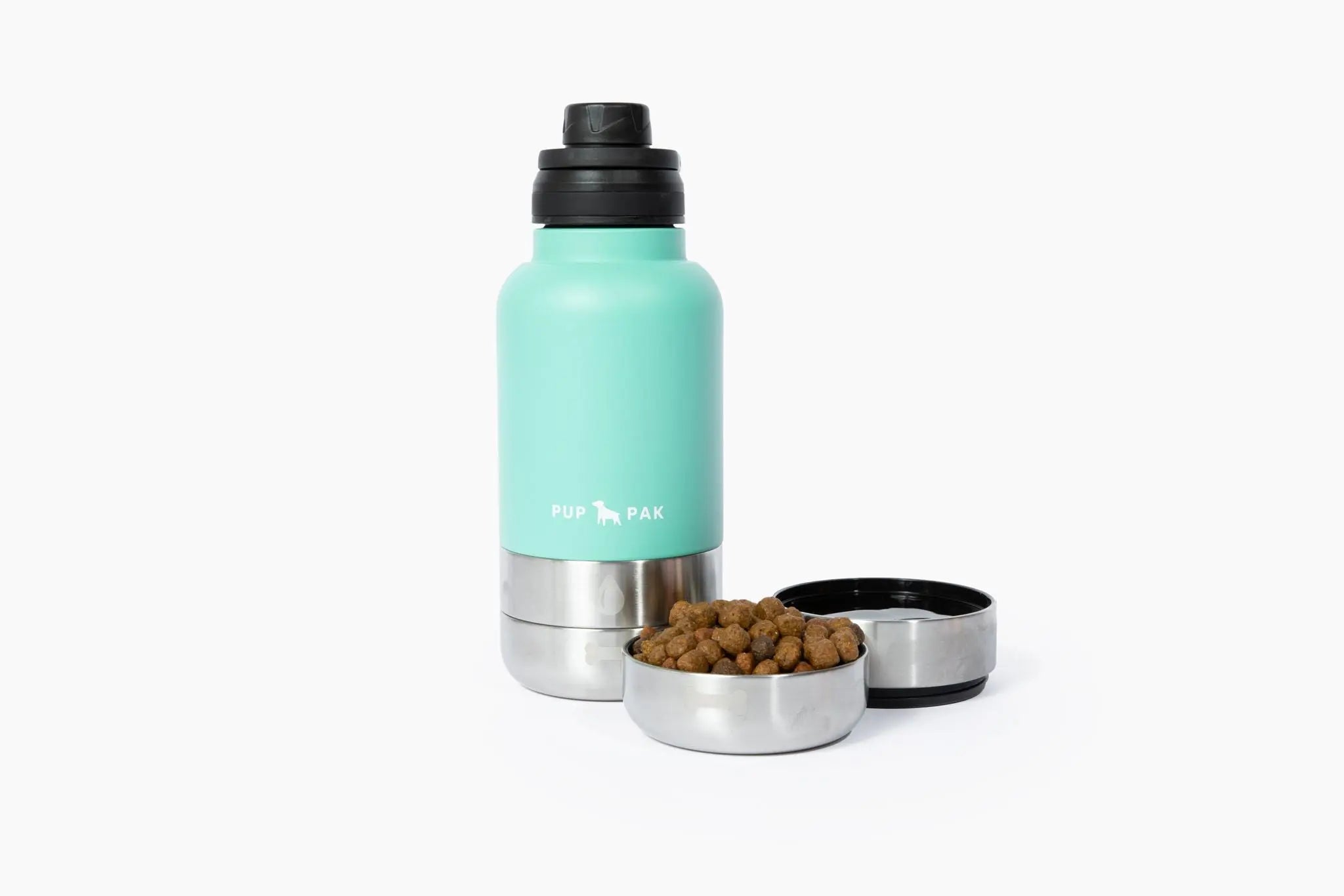 Pup Pak Dog Water Bottle with Detachable Bowls Pup Pak