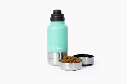 Pup Pak Dog Water Bottle with Detachable Bowls Pup Pak