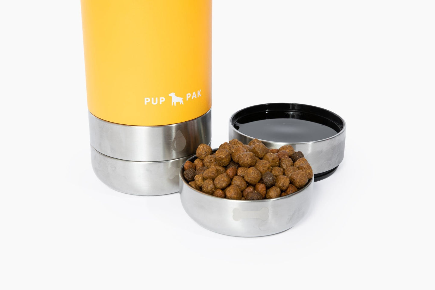 Pup Pak Dog Water Bottle with Detachable Bowls Pup Pak