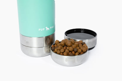 Pup Pak Dog Water Bottle with Detachable Bowls Pup Pak