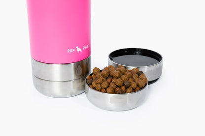 Pup Pak Dog Water Bottle with Detachable Bowls Pup Pak