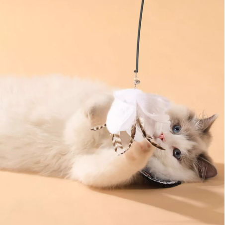 Milou & Lumi Telescopic Feather Cat Teaser Wand Dr. Milou