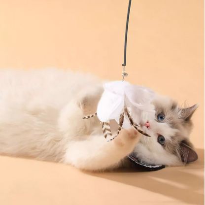 Milou & Lumi Telescopic Feather Cat Teaser Wand Dr. Milou