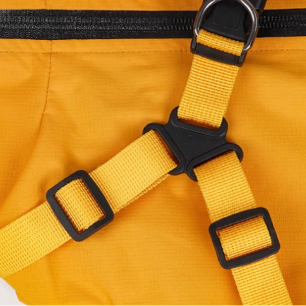 Milou & Lumi Dog Waterproof Reflective Jacket with Harness Dr. Milou