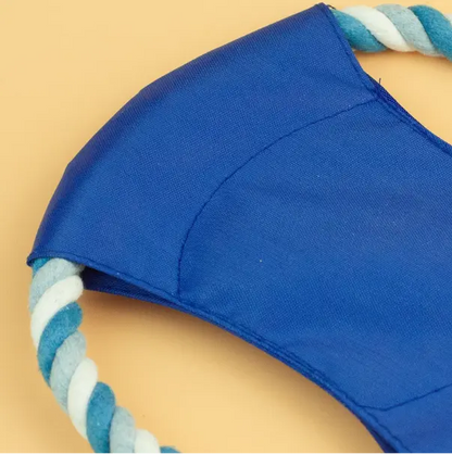 Milou & Lumi Canvas Rope Dog Frisbee (2 Pack) Dr. Milou